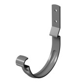 Карнизный крюк для желоба короткий   Stal Premium Графит
